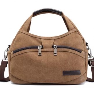 Women Canvas Multi-Pocket Large Capacity Multi-Functional Handbag