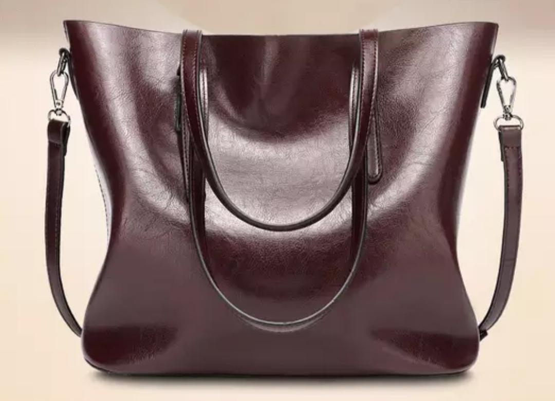 Women Stylish Adjustable Strap PU Leather Classic Shoulder Bag - Image 6